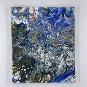 Quadro fluid art astratto, opera originale, pezzo unico art_ctizi