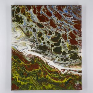 Quadro fluid art astratto, opera originale art_ctizi